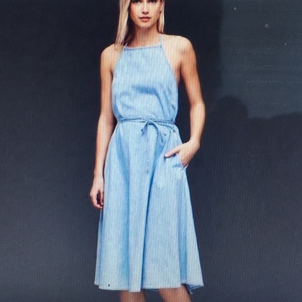 Demon halter wrap dress by Gap